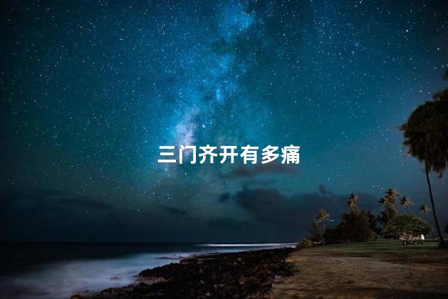 三门齐开有多痛