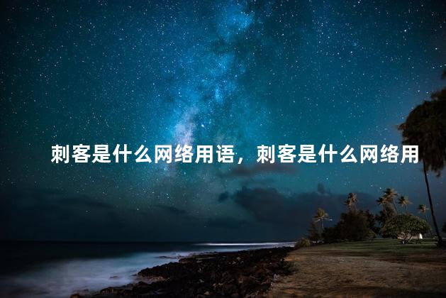 刺客是什么网络用语，刺客是什么网络用语