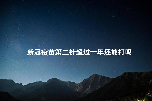 新冠疫苗第二针超过一年还能打吗,新冠疫苗可以两年打两次吗,小孩新冠疫苗第二针超过一年还能打吗