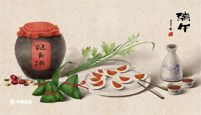 雄黄酒的制作方法