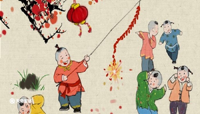 过年放鞭炮的来历